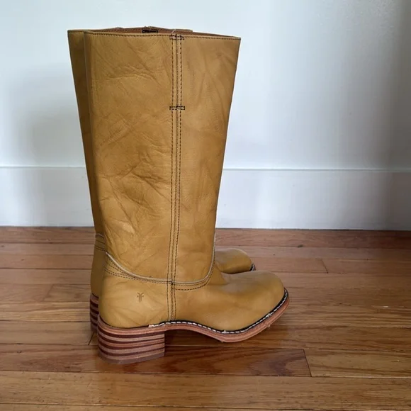 Frye Campus Boots Banana - Picture 3 of 7